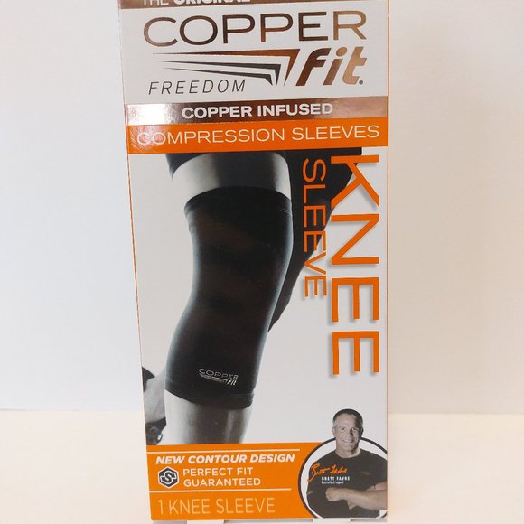 2 boxes COPPER FIT COMPRESSION KNEE SLEEVES NEW IN BOX - Picture 3 of 5